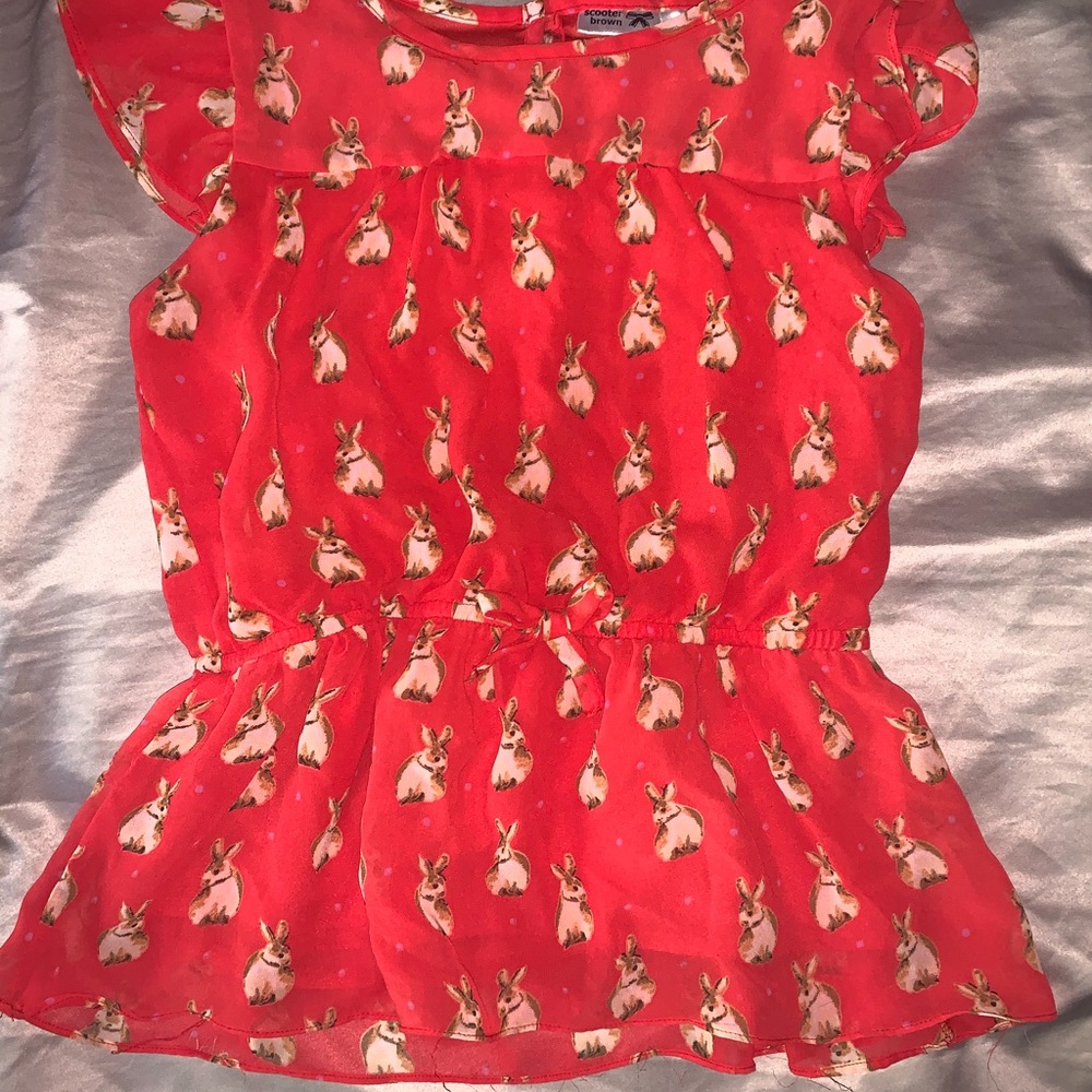 Scooter Brown Bunny Blouse